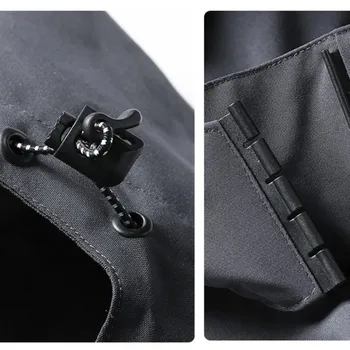 Men's Waterproof Rain Jacket Lightweight Outer Hooded Outdoor Raincoat Hiking Windproof Jacket Climbing Outdoor Jackets 5