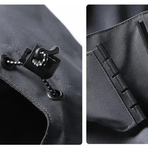 पुरुषों के लिए वाटरप्रूफ रेन जैकेट, हल्के वज़न का बाहरी हुड वाला आउटडोर रेनकोट, हाइकिंग के लिए विंडप्रूफ जैकेट, चढ़ाई के लिए आउटडोर जैकेट 10 best sales ठंडी जैकेट - №7