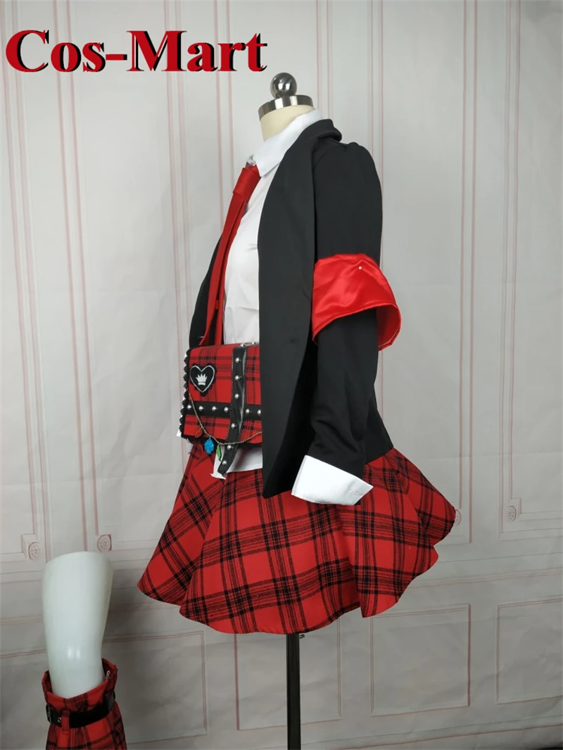 Cos-Mart [Customized] Anime Shugo Chara Hinamori Amu Cosplay Costume Lovely School Uniform Activity Party Role Play Clothing