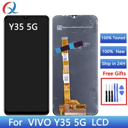 Original Pantalla For Vivo Y35 5g Lcd For Vivo Y35 5g Display Mobile Phone Lcds For Vivo Y35 Screen Replacement