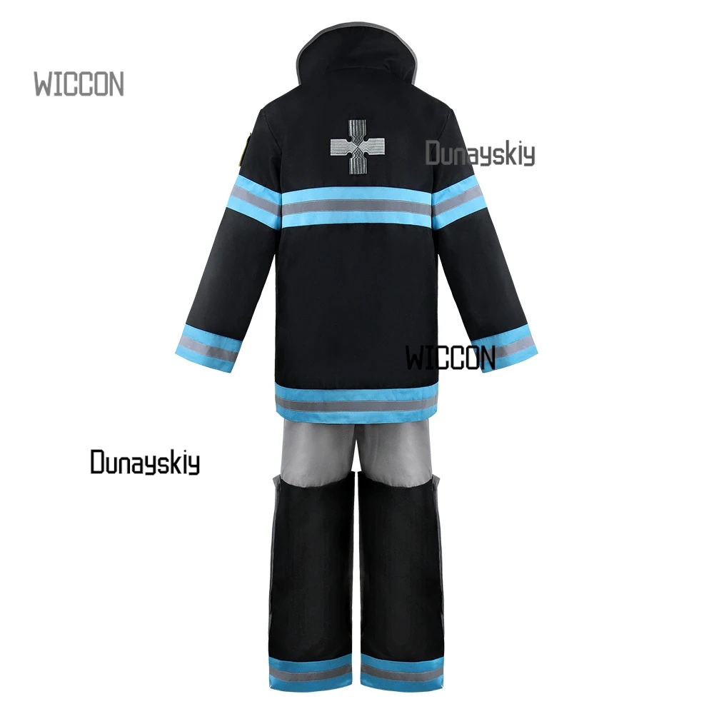 Fire Force Arthur Boyle Costume Cosplay 8th Special Fire Brigade Uniforme Parrucca Espada Excalibur Halloween Anime Gioco di ruolo Outfit