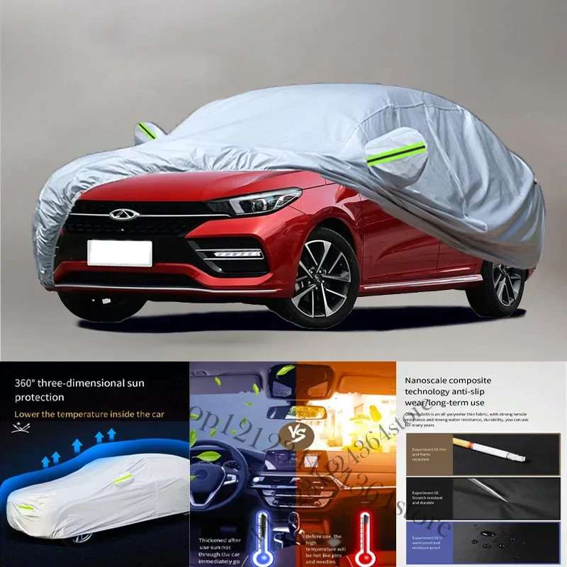 For Chery Arrizo GX Auto Anti snow Anti dust Anti-uv Anti peeling paint And Anti Rainwater 210t car cover Car cover protection