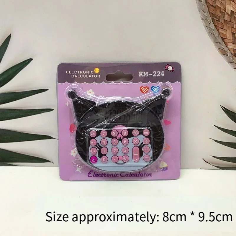 Sanrio Kuromi Nettes Mädchen Herz Präzisionsrechner Kleiner tragbarer Cartoon Student Mathematikrechner Kinder Geburtstagsgeschenk