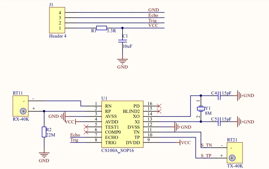 HC-SR04 Latest Version of Ultrasonic Ranging Module Wide Voltage 3-5.5V Industrial Grade Sensor