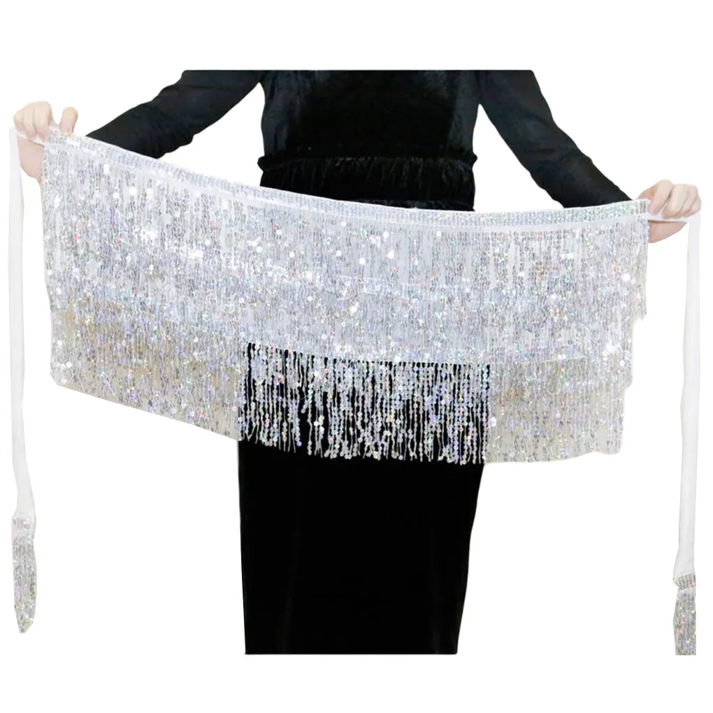 Belly Dance Tassel Skirts Multicolored Beautiful Dancewear Rave Costume