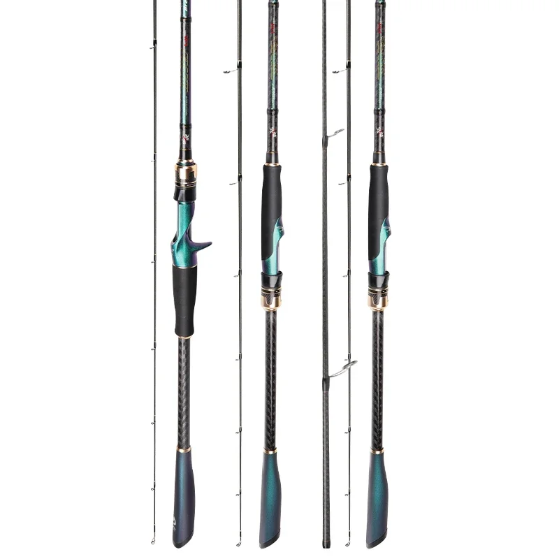 Histar Waves Fishing Combo Toray High Carbon Long Casting Rod & Black Mamba or E Light Weight Metal Spool Spinning Reel Set