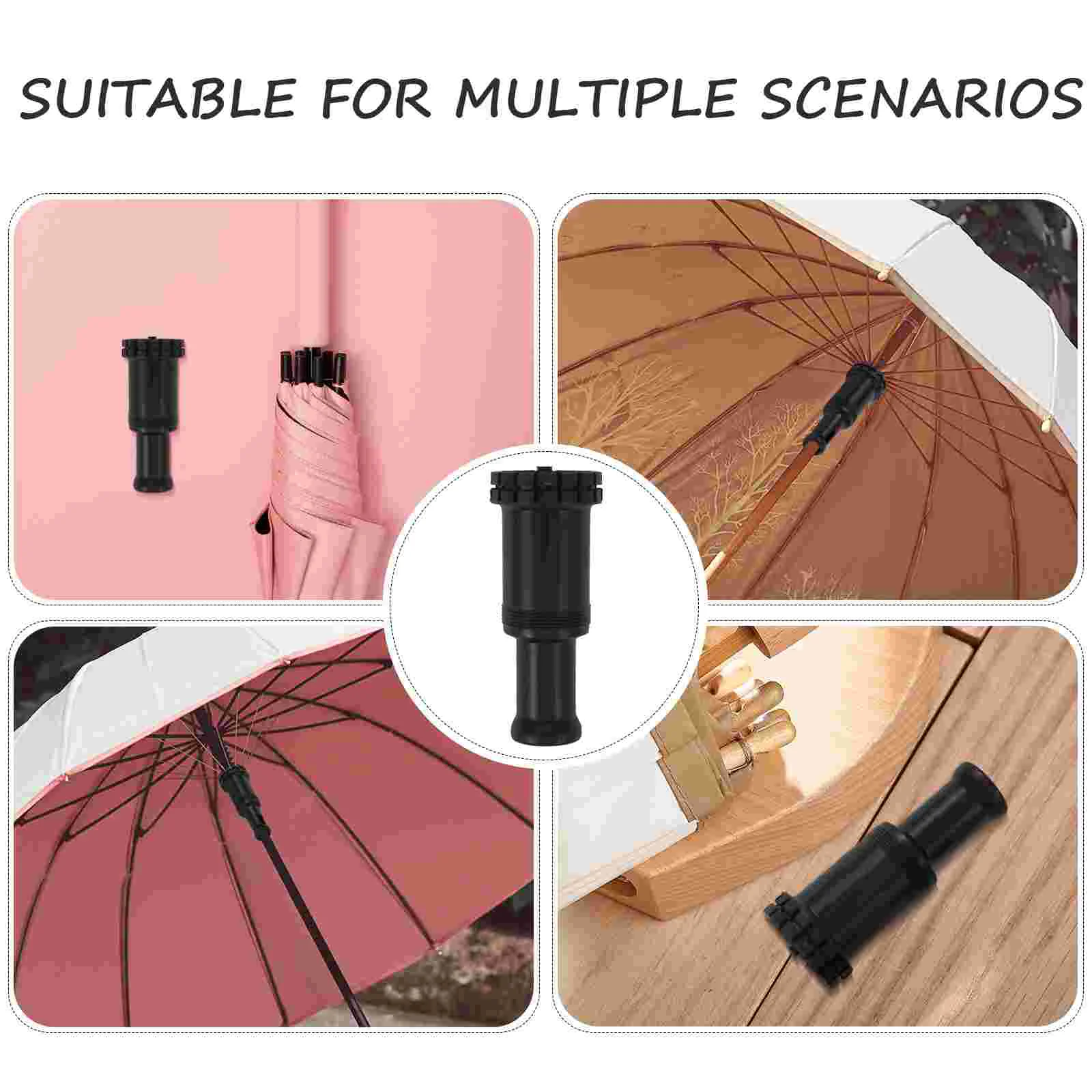 Accesorios de paraguas de poste largo, piezas de lluvia para bastidores de costilla pequeños convenientes, varillas de reparación, plegables