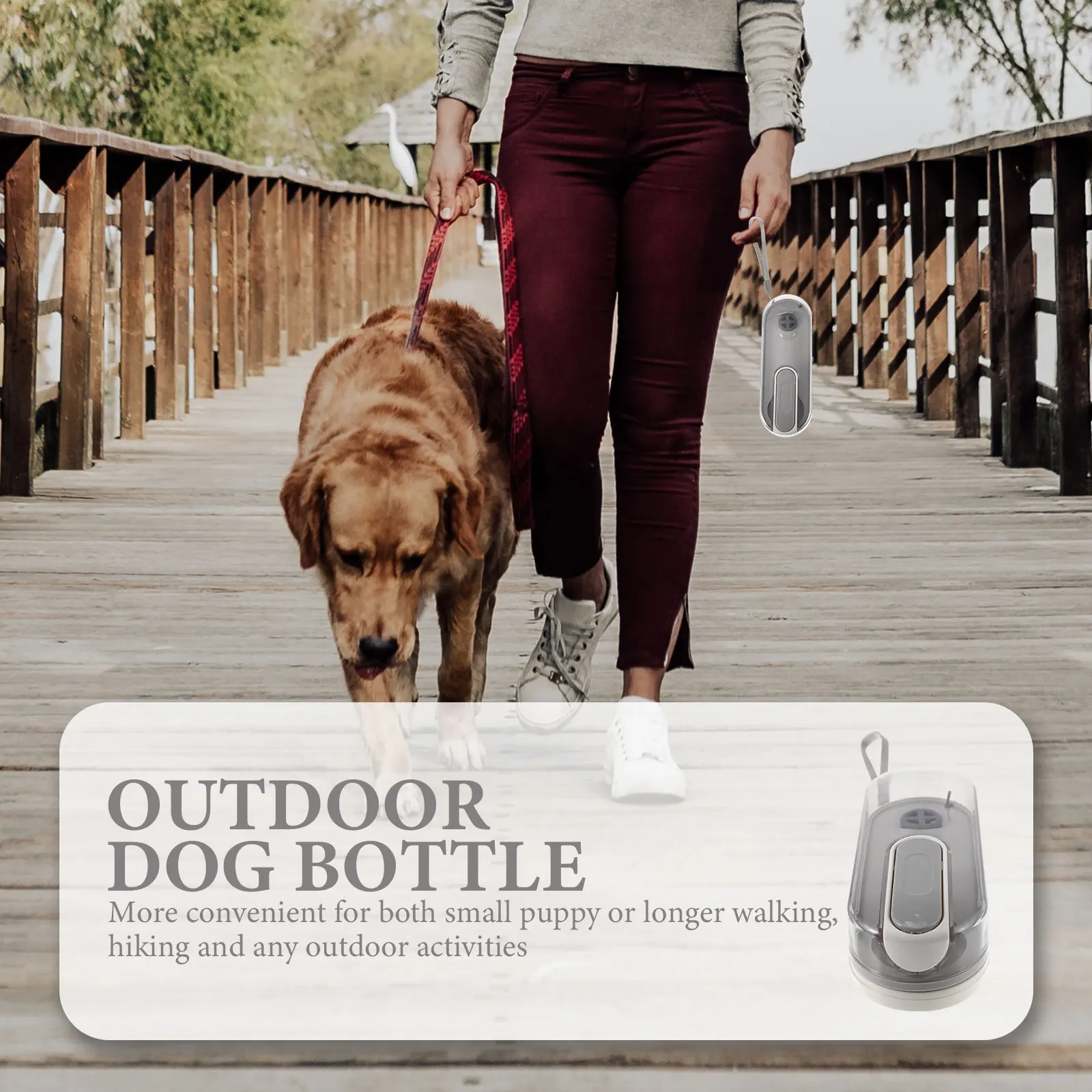 

Portable Dog Kettle Water Bowl for Small Animals Silica Gel Bottles Wear Resistant Compact Outdoor Pet Waterer Foldable Handheld