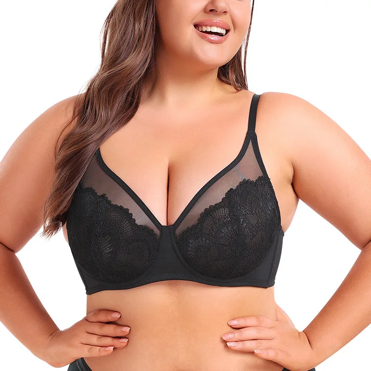 

Stick On Bra Plus Bras Lace Underwear Ultra-thin Bra Brasier Mujer Brassiere Femme Woman Clothes B C D E 34 36 38 40 42