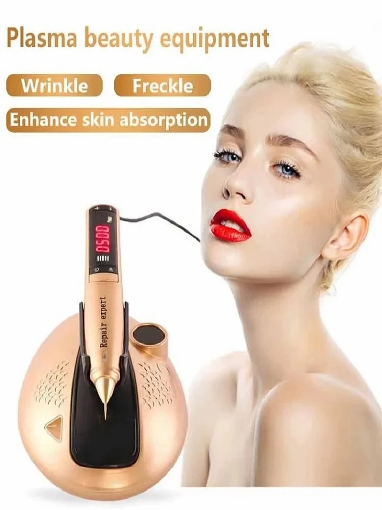 

Golden Fibroblast Plasma Pen Face Lift Delicate Skin Machine For Skin Spot Mole Removal Korea Cold Plasma Ozone Beauty Machine