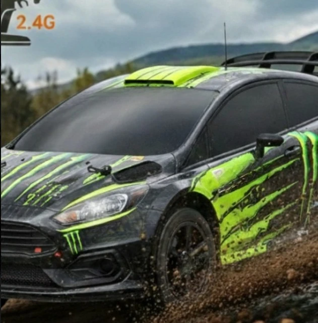 1 10 Scale Brushless RC Car 50 MPH High Speed 4WD Rally Monster Truck with Gyro for Adults and Kids 8 Years Up