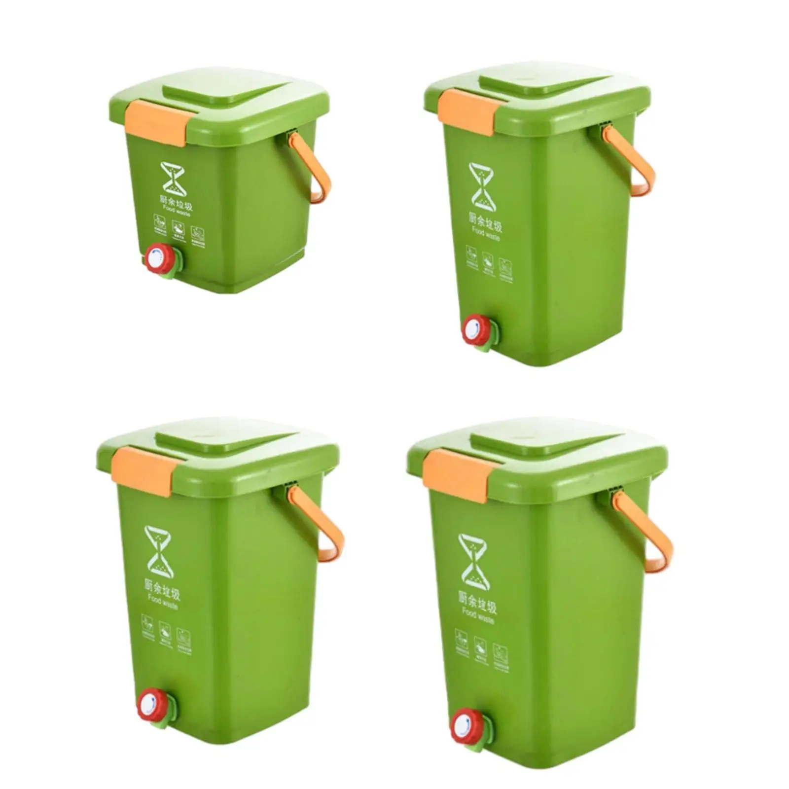 Kitchen Waste Compost Bucket Stylish Waste Container for Pantry Home Counter