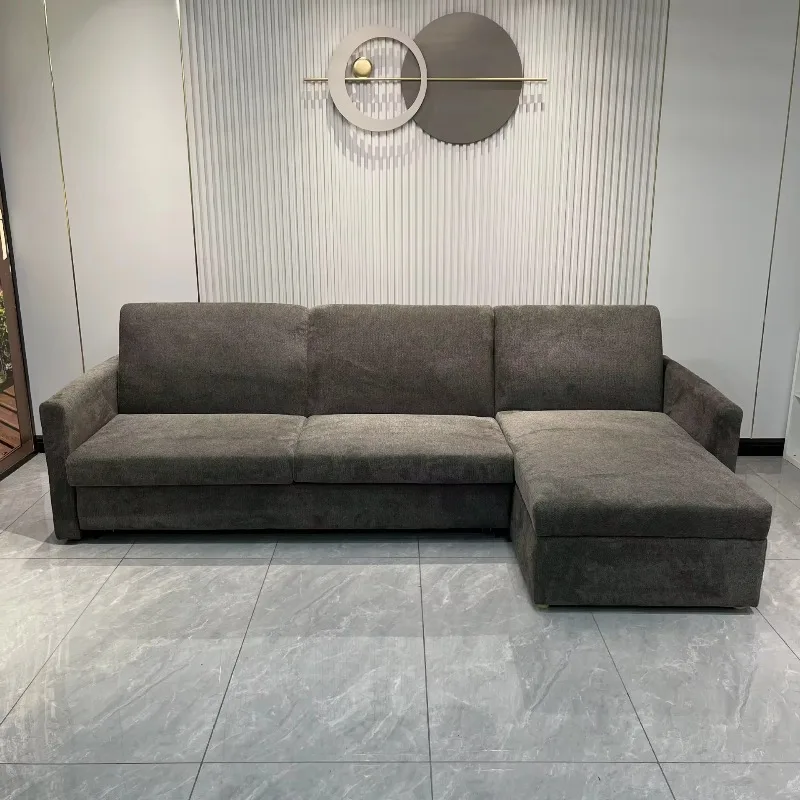 Multifunctional hotel apartment sofa bed with mattress folding convertible sofa bed