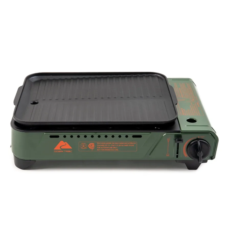 Plancha de exterior de butano de 1 quemador y 161 pulgadas cuadradas