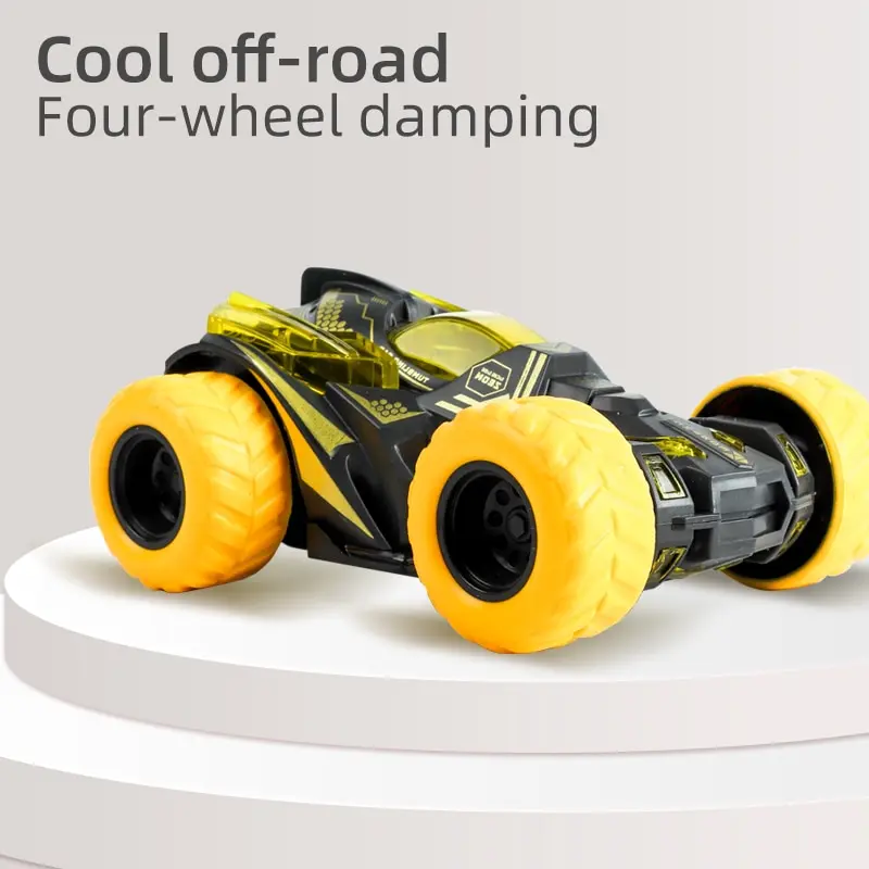 Children Toy Four Wheel Drive Stunt Vehicle With Torsion Rotating Suspension Boy Gift Sliding Inertia Off Road Vehicle