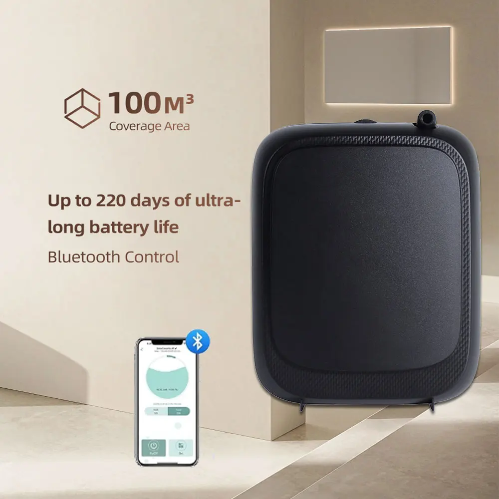 

Aromatherapy Machine - Advanced Household Smart Fragrance Machine Automatic Fragrant Essential Oil Atomization Wall Hanging