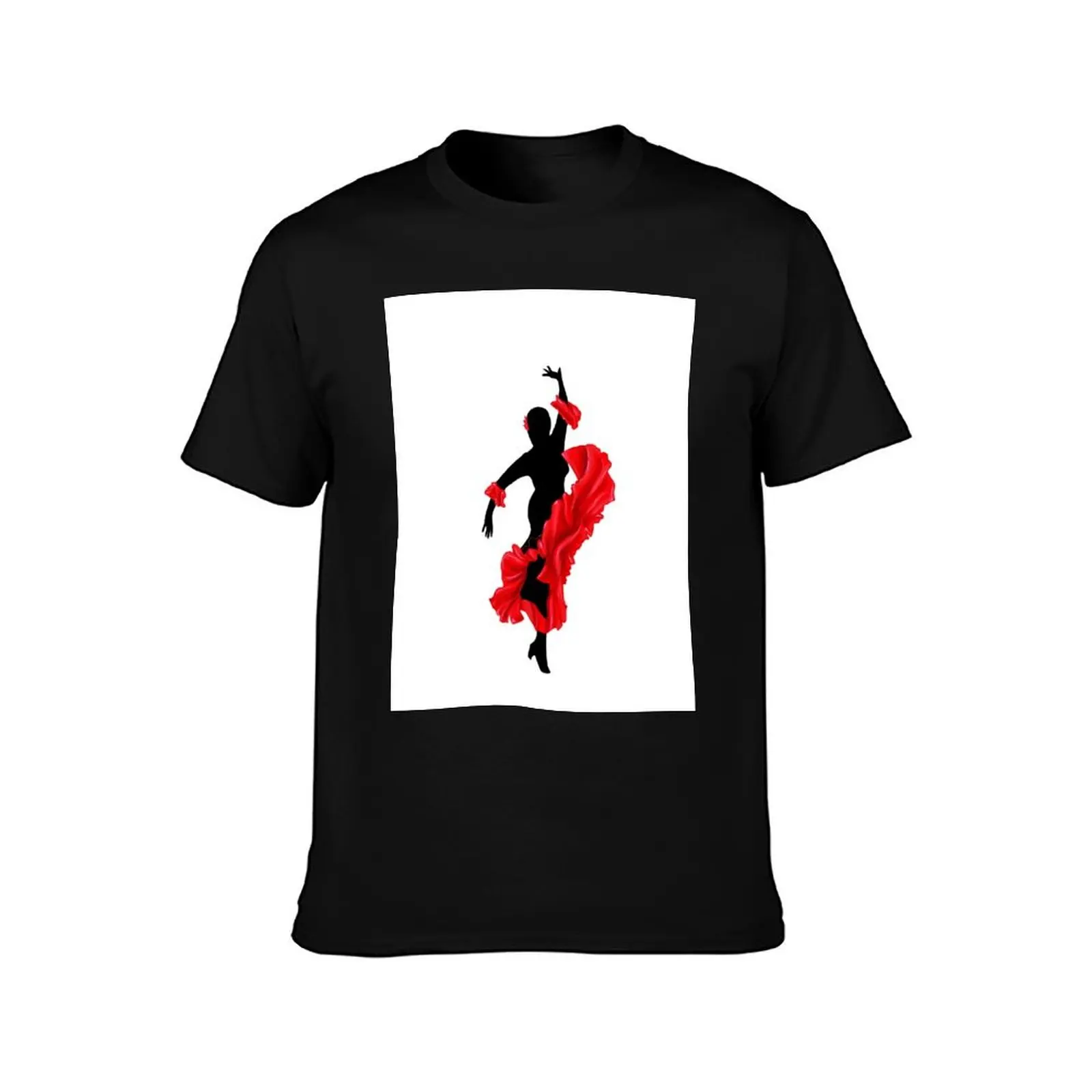 Flamenco dancer T-Shirt customizeds sports fans mens funny t shirts