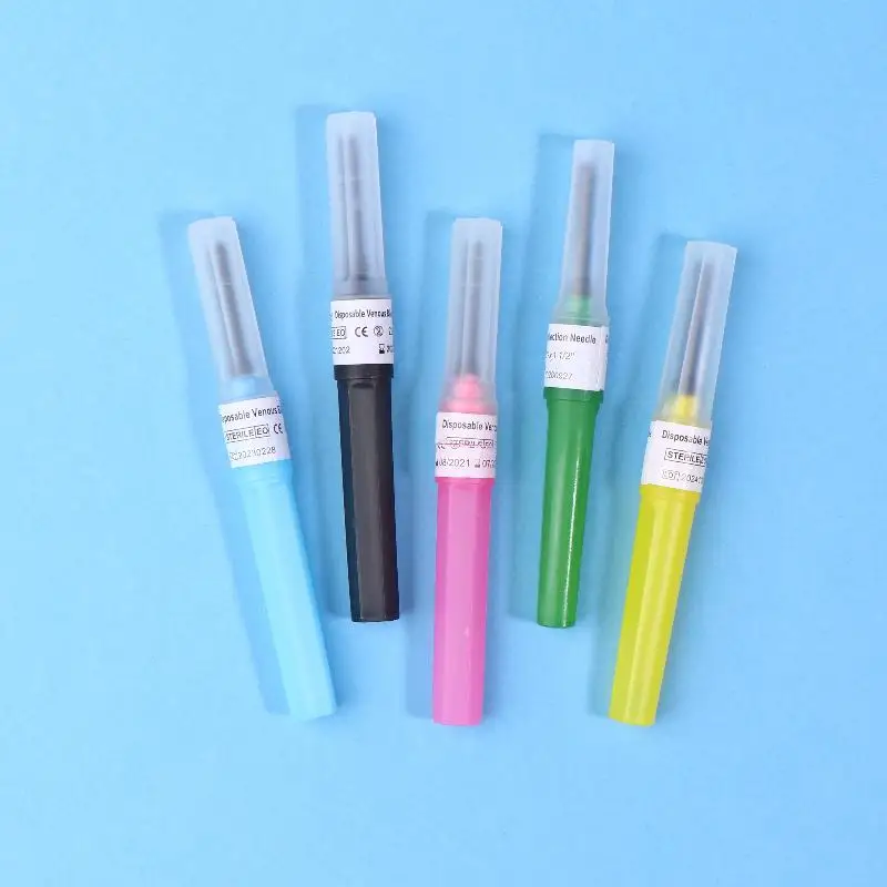 10PCS/lot Disposable Direct Insertion Blood Collection Needle Pet Vein Blood Collection Needle Animal Direct Collectio