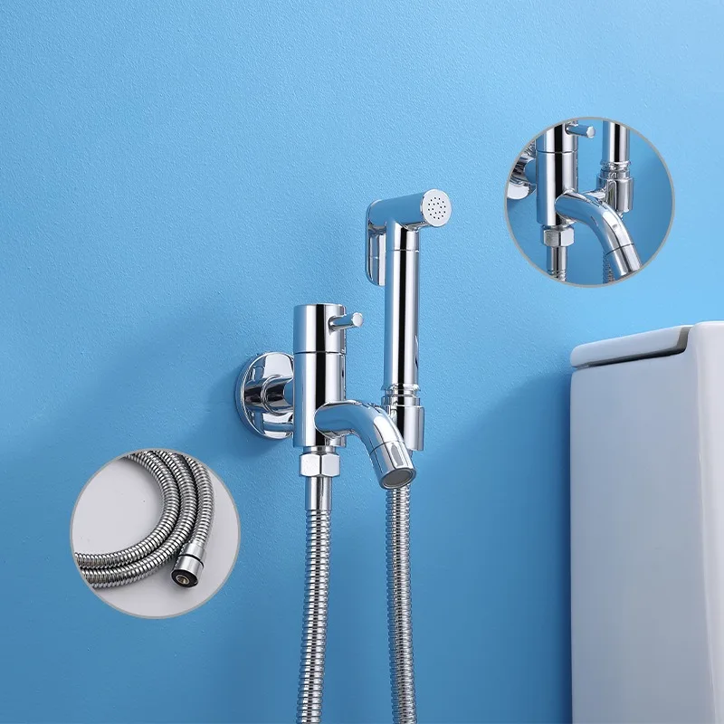 

Household Toilet Cleaning Spray Gun, Powerful Pressurization, Women's Washing Machine, Independent Switch, Cleaning Nozzle