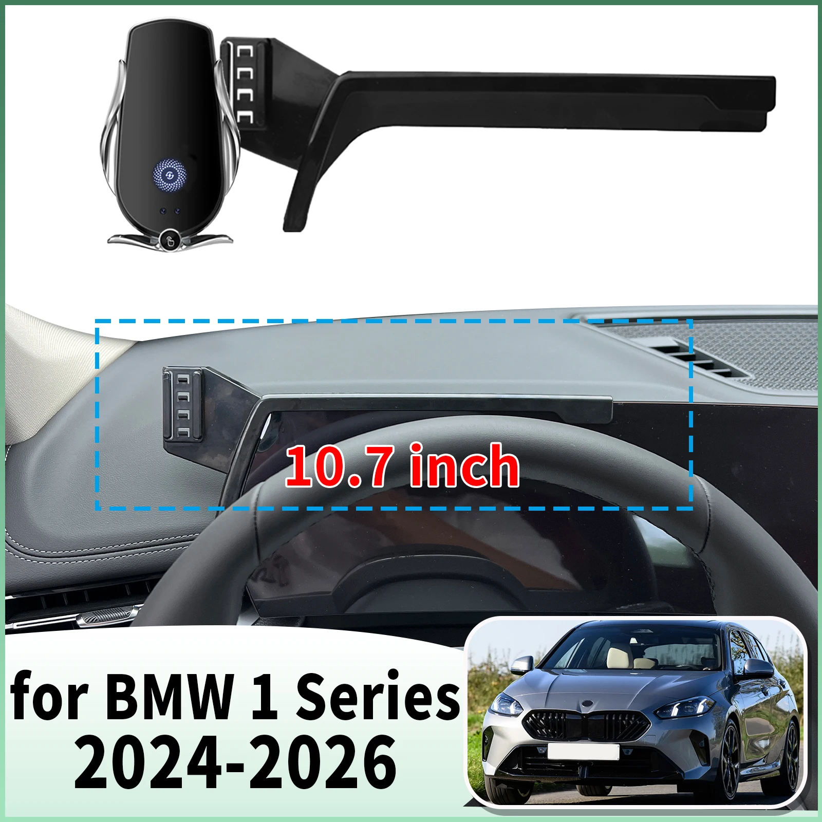 

for BMW 1 Series 2024 2025 2026 BMW120 116 M135 xDrive Specific Dashboard Navigation Phone Holder Mount Design Car​​ accessoires