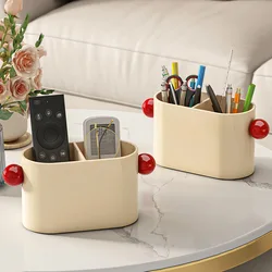 Creative Pen Holder Student Desktop Storage Stationery Sorting Children Mark Watercolor Brush Pen Box Remote Control Storage Box