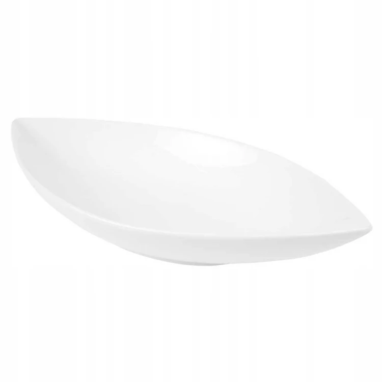 Ambition Bol à salade en porcelaine pour salade blanche 30,5 cm