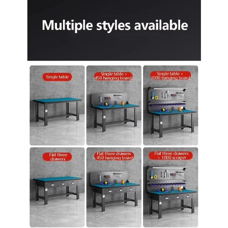 مكافحة ساكنة منضدة الفولاذ المقاوم للصدأ صيانة الجدول خط التجميع ورشة عمل طاولة فحص العمل #5