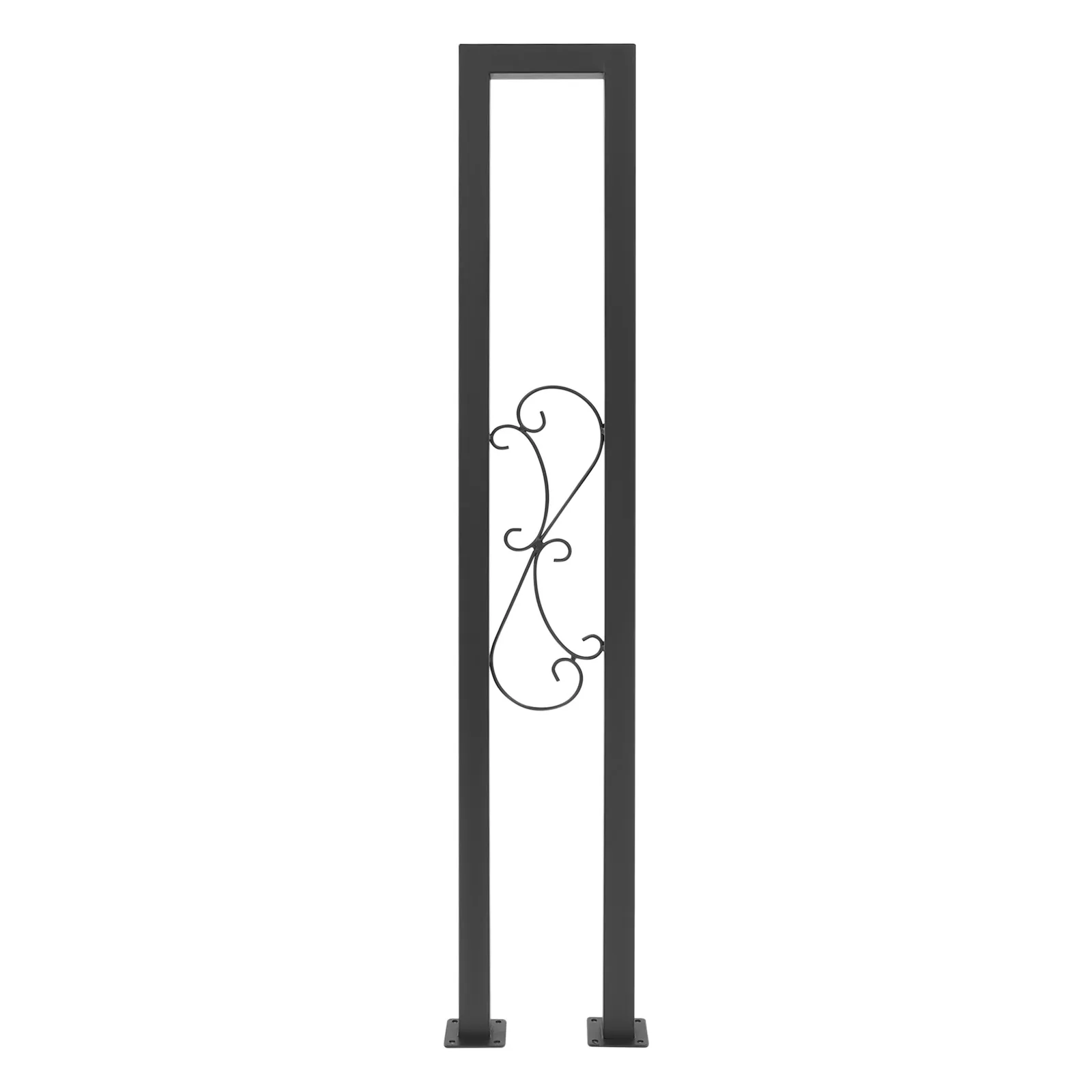 درابزين 100 سم للسلالم الداخلية، درابزين حديث على شكل حرف U، درابزين سلالم صناعية داخلية للشرفة والحديقة والممر #2