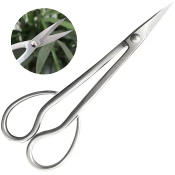 Pruning scissors professional high sharpness Bonsai scissors stainless steel long handle for clean cutting flower arranging