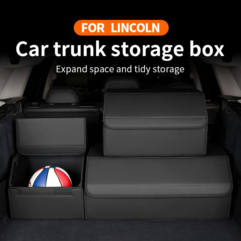 

LIMUD автомобильный ящик для хранения багажника, органайзер для Lincoln Navigator MKZ Zephyr Corsair MKX Nautilus Aviator, укладка, уборка, фиксация багажника