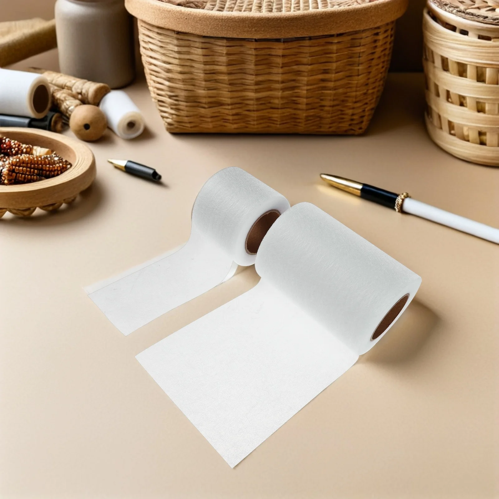 2 قطعة مزدوجة الوجهين منصهر ويب 20 متر الحرارة تذوب لاصق التصحيح للنسيج الترابط خفيفة الوزن الحديد على الخياطة Interfacing بها بنفسك الحرفية #2