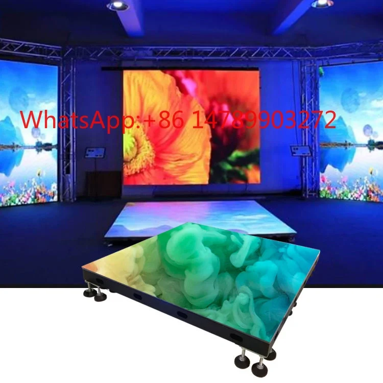 

Touch Sensitive LED Floor Tile Screen Stage Dance Wall Panel Commercial Display