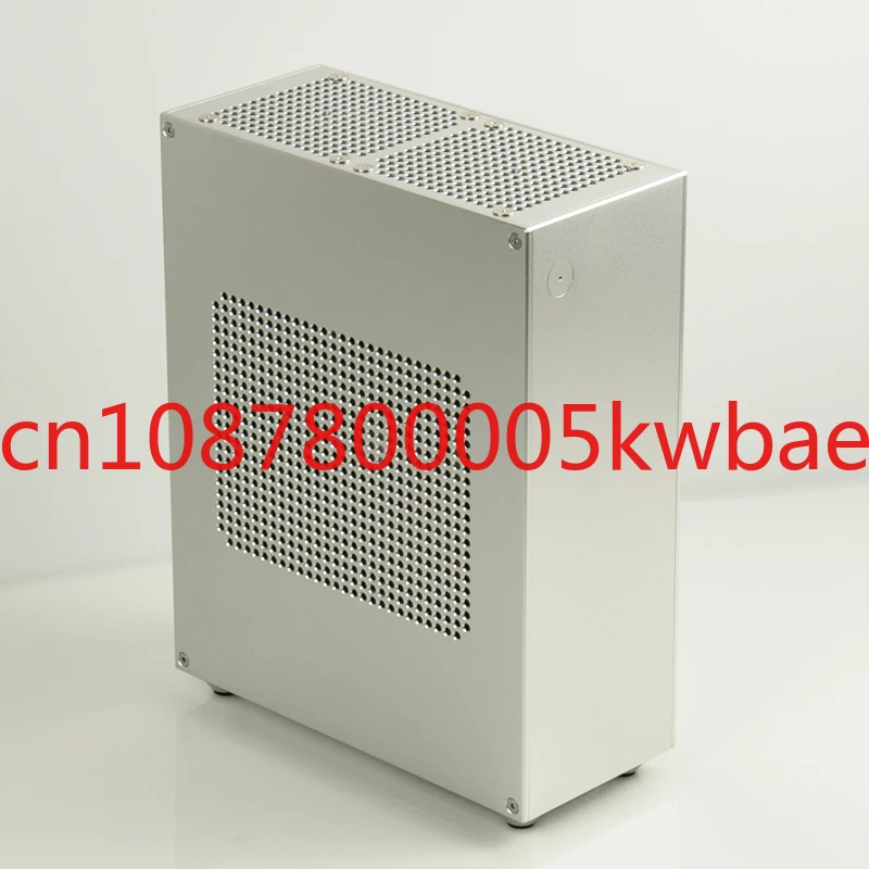 

Mini integrated display case ITX 1U power supply all aluminum case customized A4 office host