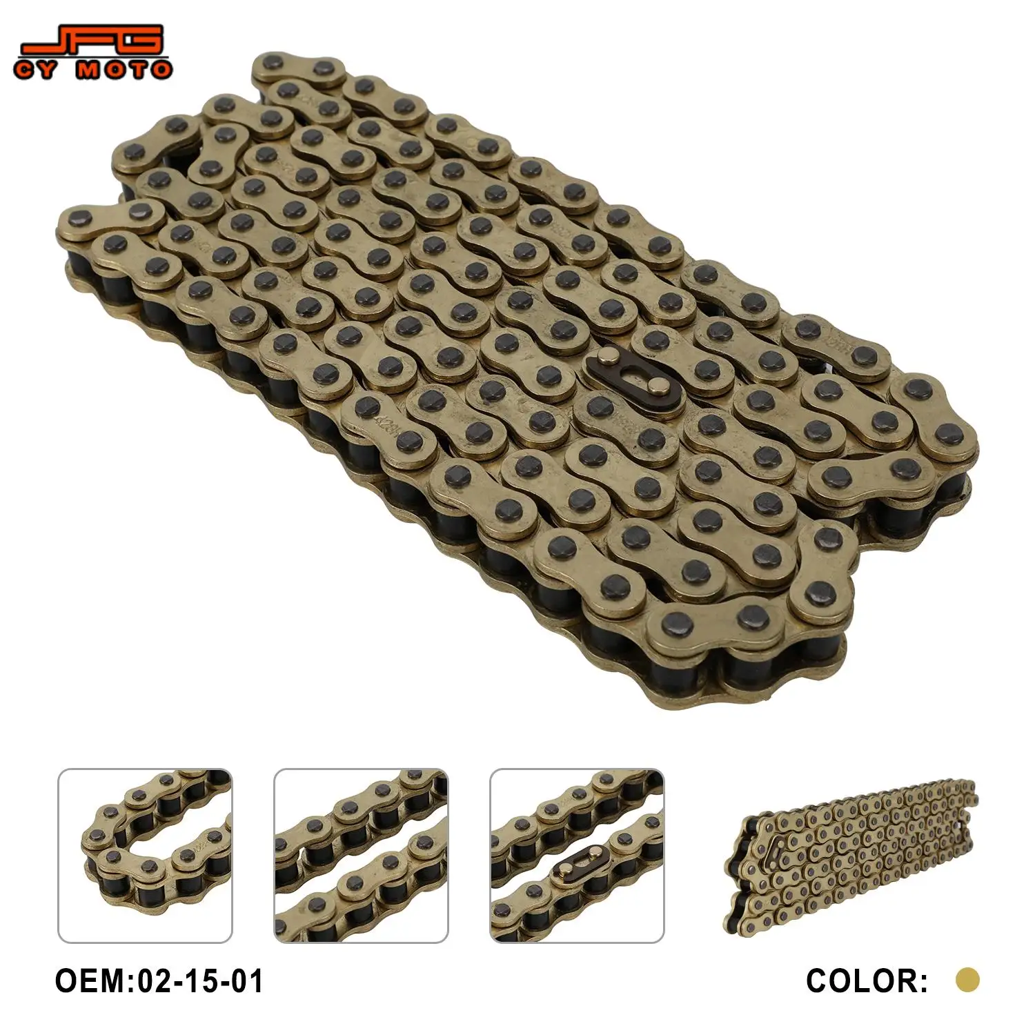 Motorcycles Accessories Driving Chain 428 Chain Alloy Steel For 60V 72V RAWRR Mantis Motocross Upgrade Vehicle Dirt Pit Bike