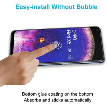 Tvrzené sklo HD pro OPPO Find X5 Lite, 2/4 ks 9H ochranná fólie na displej 10 nejlepší prodej OPPO Find X5 - №1