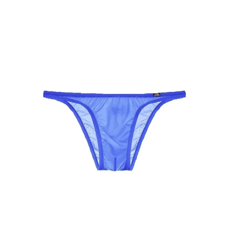 

Men's Transparent Ultra-Thin Ice Silk Low-Rise Briefs Mesh U-Pouch Seamless Quick-Dry Underwear A883