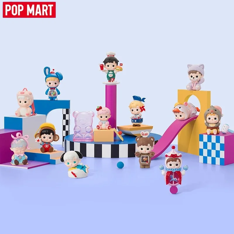 POP MART HACIPUPU Rolling Time Machine Series Figuras 1PC/12PCS Caixa Cega POPMART