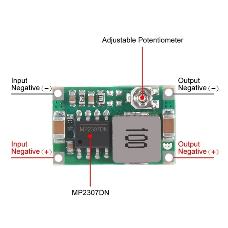 10PCS Mini 360 2A DC/DC Buck Converter Step Down Power Supply Module 4.75V-23V To 1V-17V MINI360 LM2596