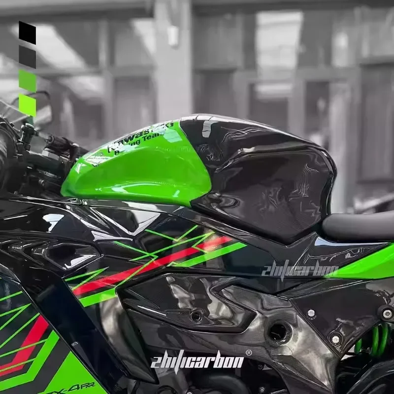 

Защита бака мотоцикла Kawasaki ZX4R/ZX4RR, модификация углеродного волокна, спортивная усиленная крышка топливного бака, корпус/крышка