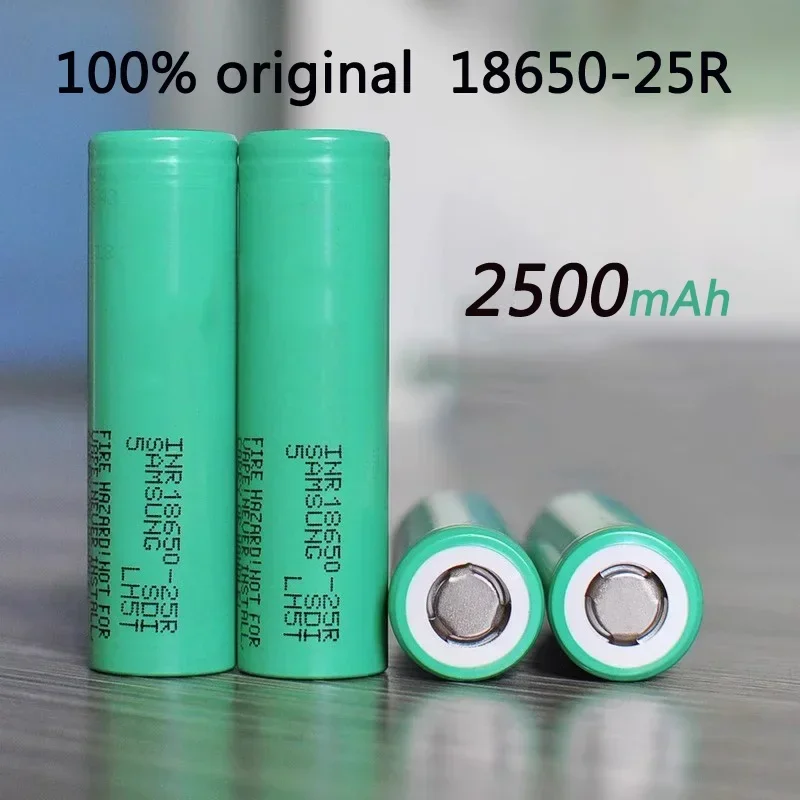 New 18650 Lithium Battery 2500mAh Power Lithium Battery Electric Tool None Rechargeable Battery for Human-machine Small Fan