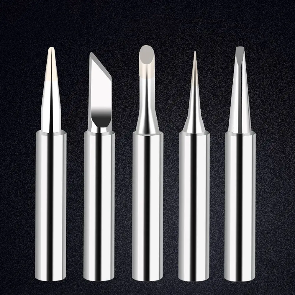 10pcs 900M Soldering Iron Tip For 936 853D 8786D Rework Station Welding Equipment 2.4D B I 3C K High Quality