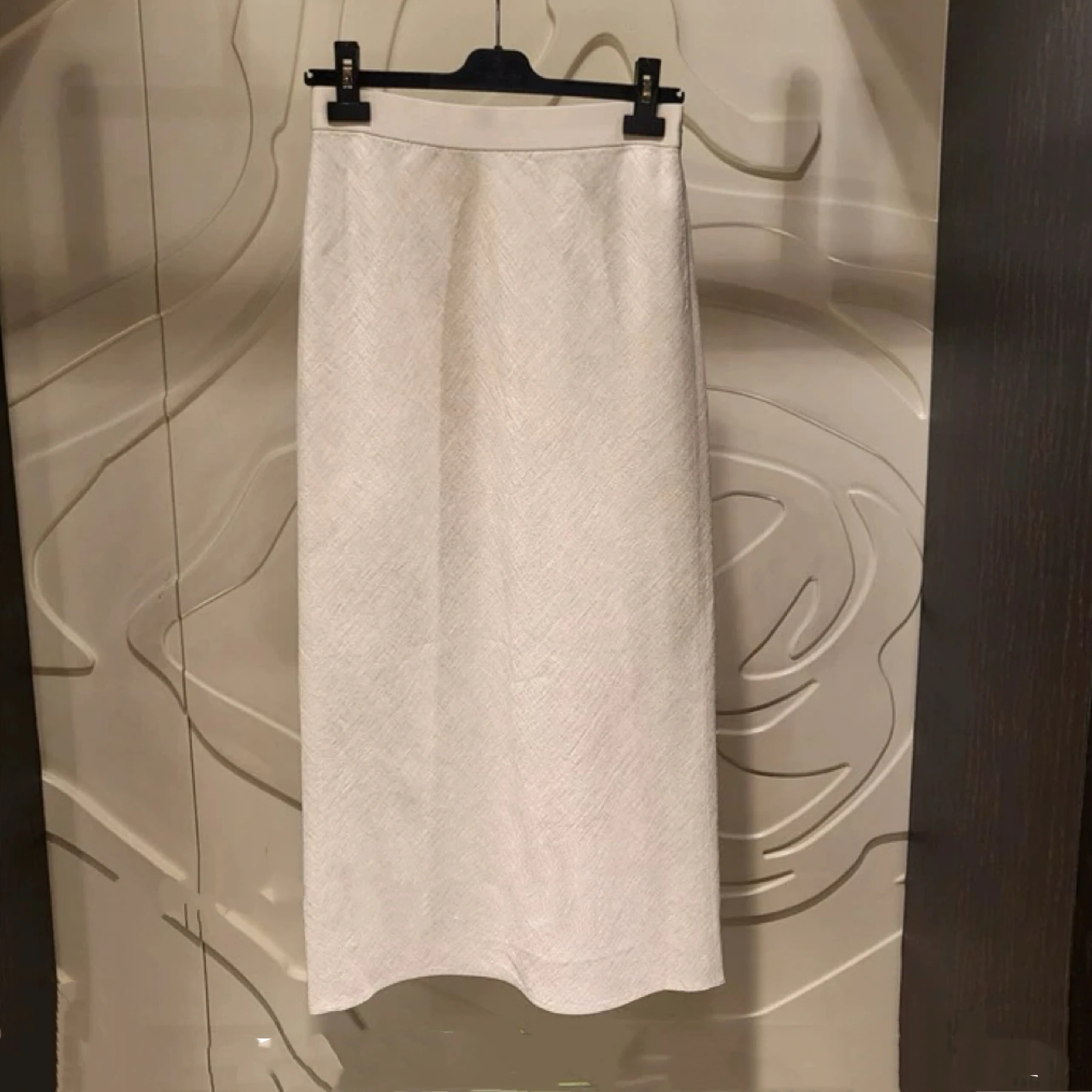 ชุดเสื้อกั๊กและกระโปรงผ้าลินินเอวสูงทรงยาวสไตล์เกาหลี รุ่น LNVN 25 สำหรับฤดูร้อน กระโปรงเอวสูงปานกลาง