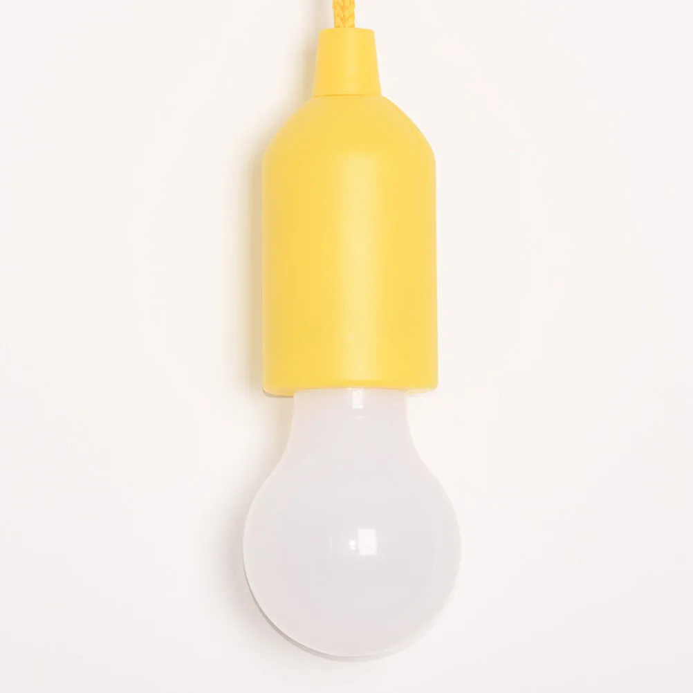 

6 pcs LED Pull Cord Light Camping Lantern Hanging Bulb Night Light 4 Colors 102cm Cord Portable Outdoor Indoor Decor