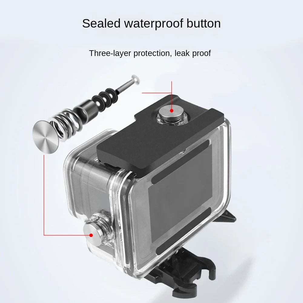 Diving Case Housing for Go Pro 11 10 9 Black Action Camera Underwater 45M Protection Shell Action Camera