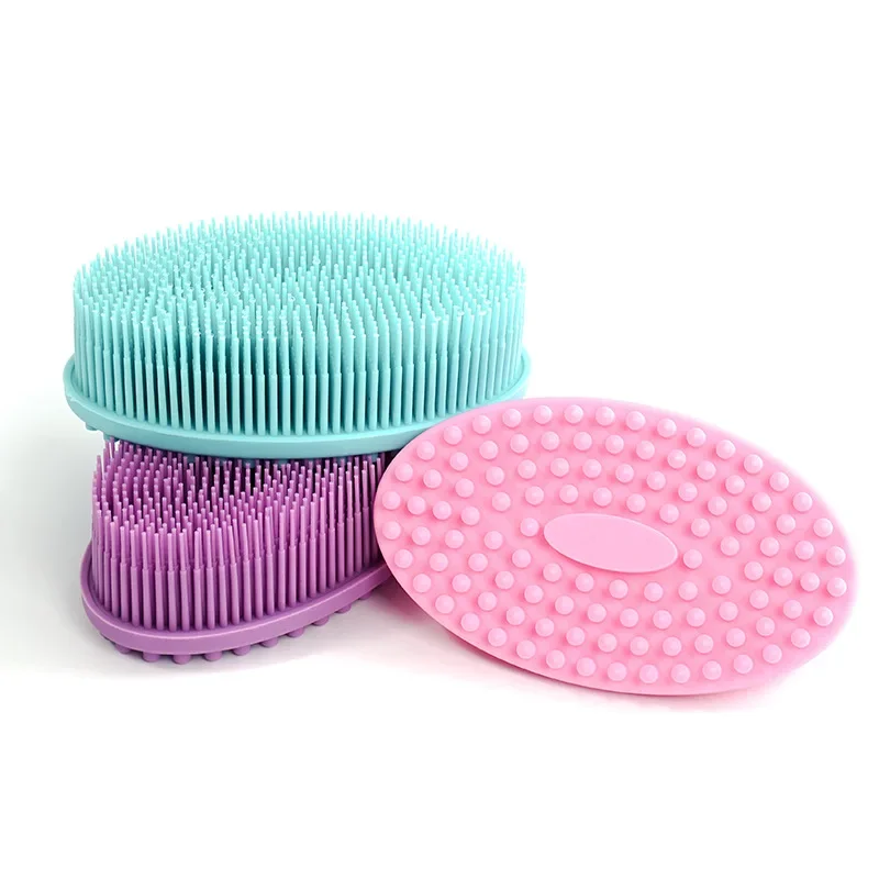 Hair Wash Brush Soft Silicon Bath Massage Brush to Newborn Baby Toddler  Prevent Dandruff Cradle Cap, or Flakes, Face Cleanser