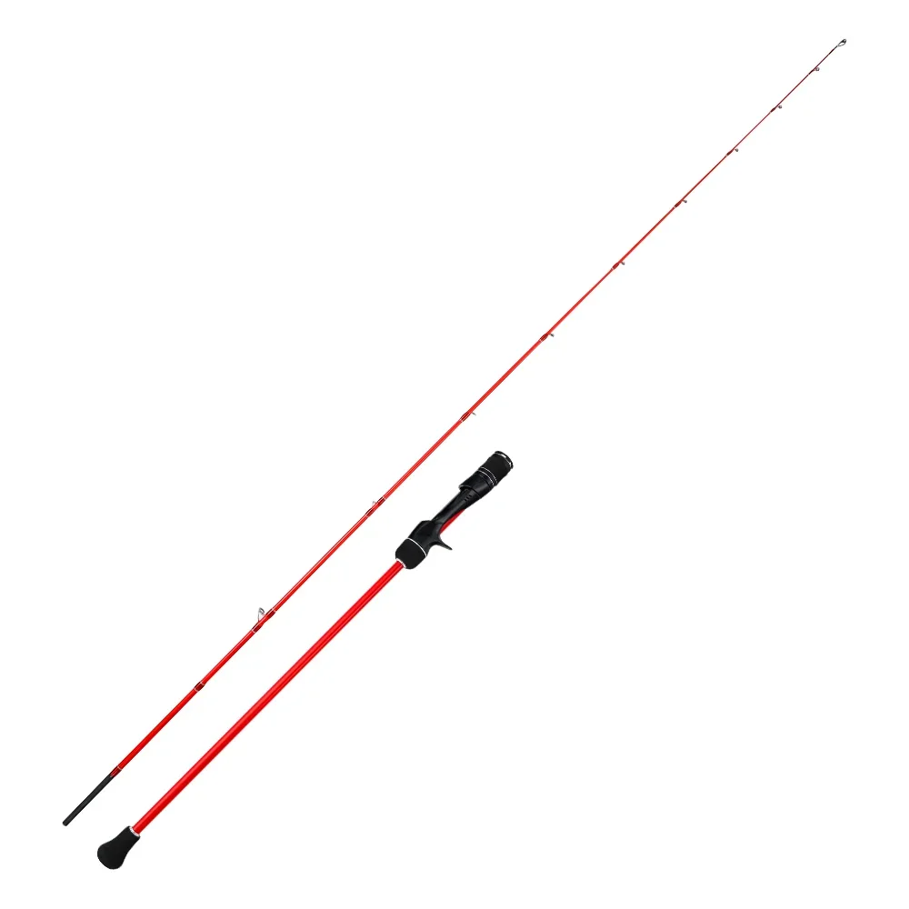 1.8m PE 0.8-1.5 light jigging rod 30-80g Fishing Rod For Slow jigging Rod Casting Type solid tip Rubber Tail jigging rod