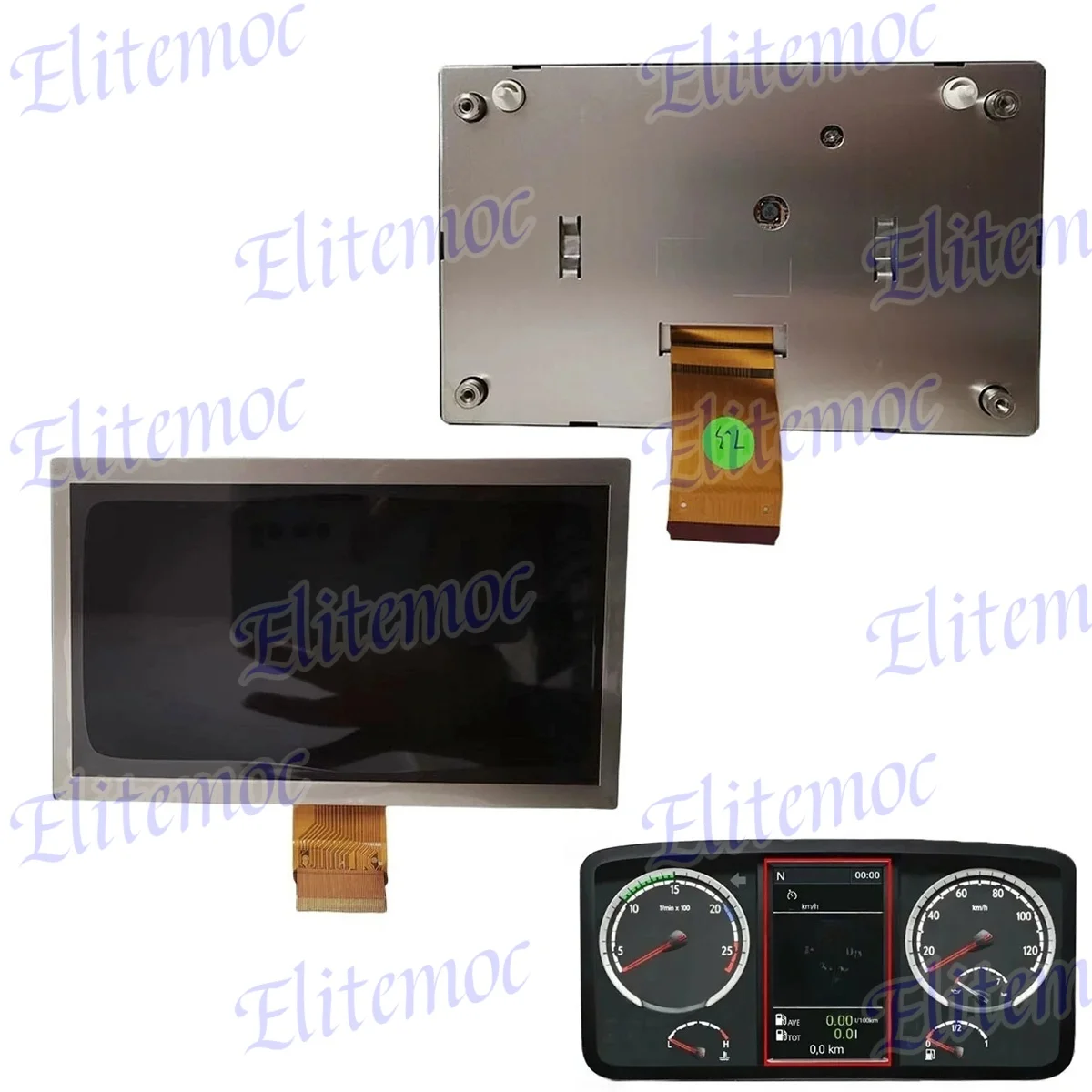 

7inch LCD Display for Scania G-Series R-Series 2004-2016 Screen Instrument Cluster 2303199 2195583 2627466 2491744
