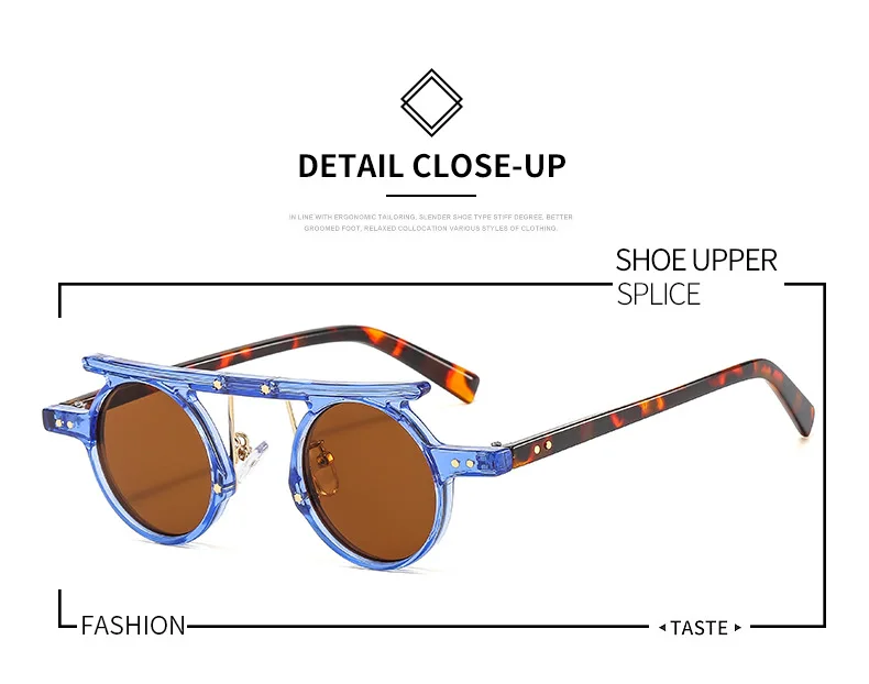 Kacamata Hitam Pria Kacamata Hitam untuk Wanita Kacamata Hitam Gaya Punk Hip-Hop Antik, Cocok untuk Mendaki Gunung, Pariwisata, dan Penggunaan Pantai