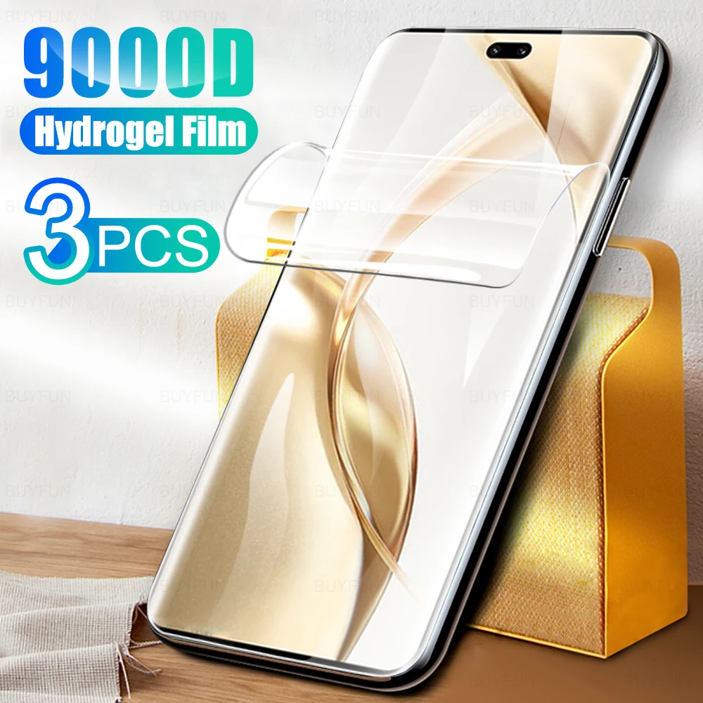 3pcs Full cover screen protector For Honor 200 Pro 200Pro 200 protective hydrogel film honor200pro honor200 ELP-AN00 ELI-AN00 5G