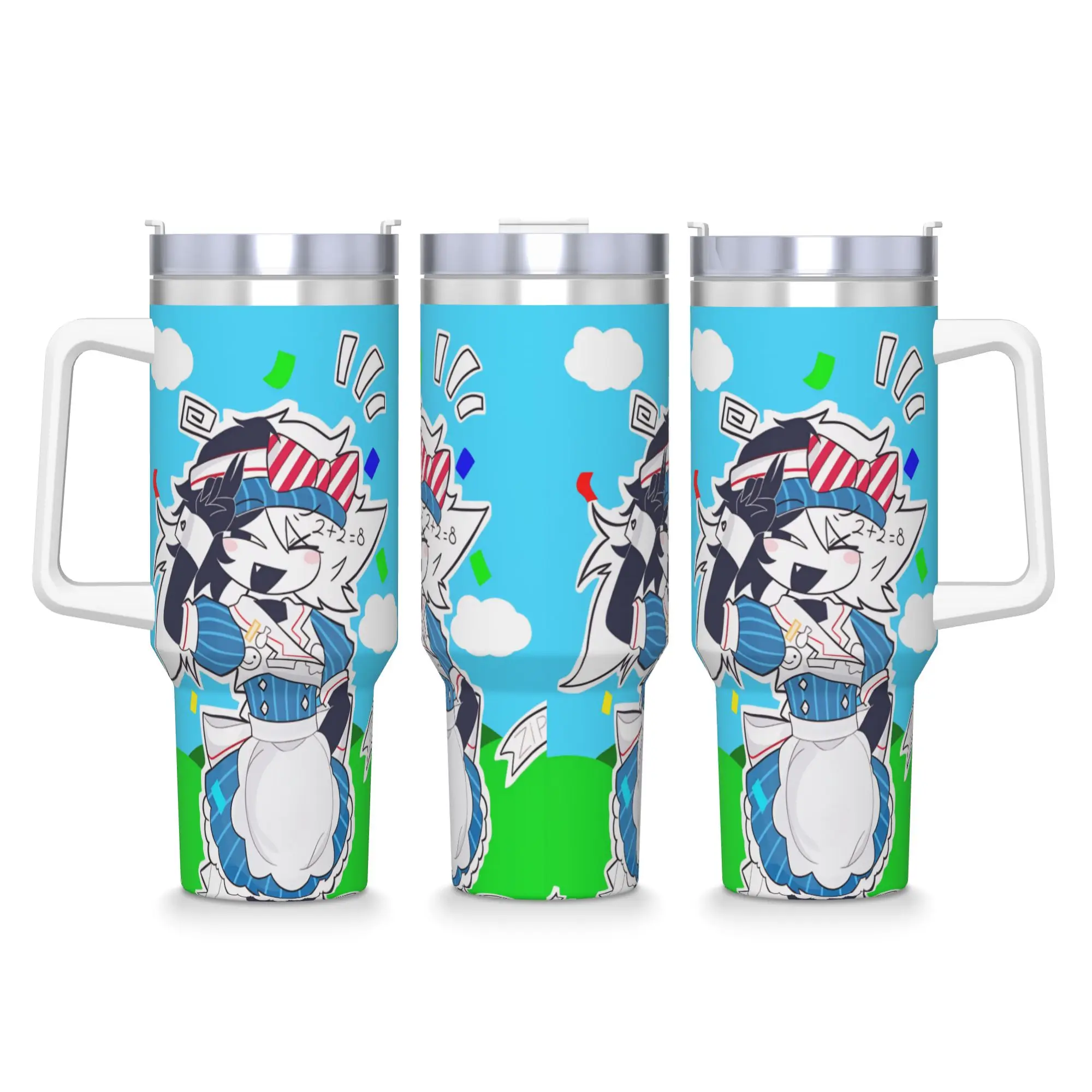 FPE F-Fundamental P-Paper E-Education Tumbler  Cold and Hot Water Bottle Portable Stainless Steel Cups Printed Travel Car Mugs